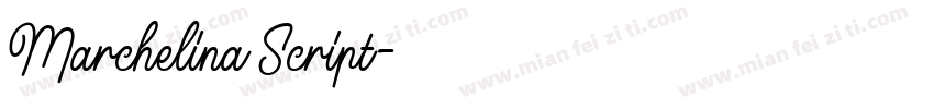 Marchelina Script字体转换